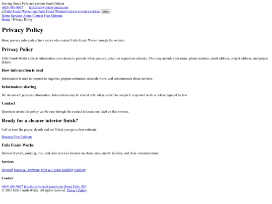 privacy screenshot