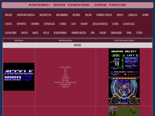 consolas/consolas_supernintendo screenshot