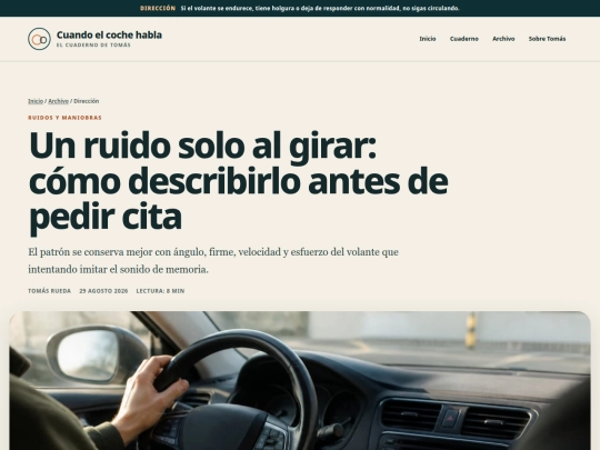 posts/un-ruido-solo-al-girar-como-describirlo-antes-de-pedir-cita screenshot