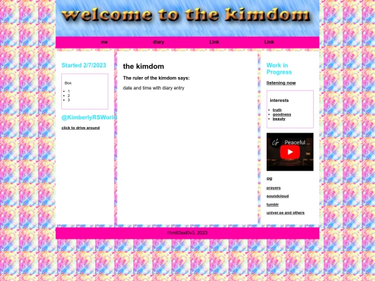 diary screenshot