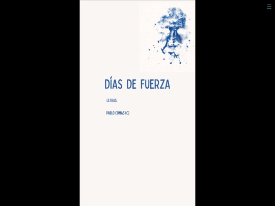 Cancionero_Días_Fuerza screenshot