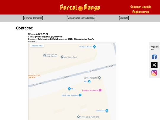 contacto screenshot