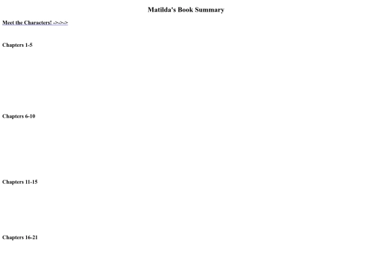 matilda screenshot