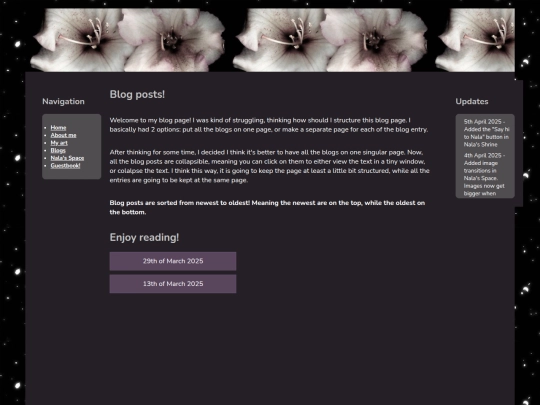 blogs screenshot