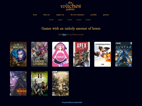 aboutme/games screenshot