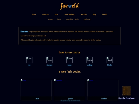 faeveld/herbs screenshot