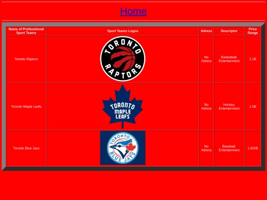 Table screenshot