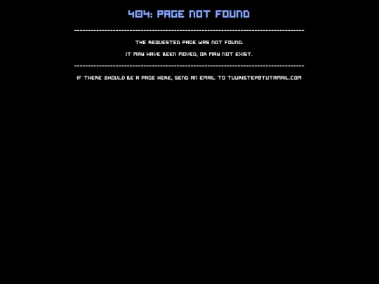 not_found screenshot