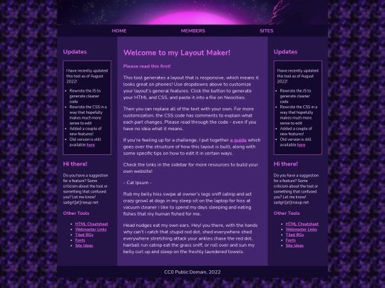 layoutwip screenshot