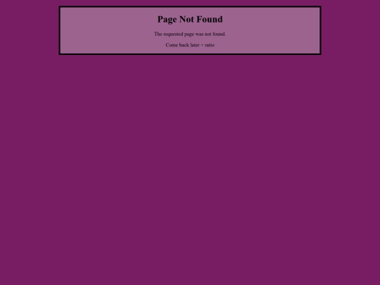 not_found screenshot