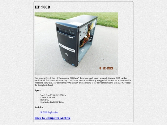 archive-500b screenshot
