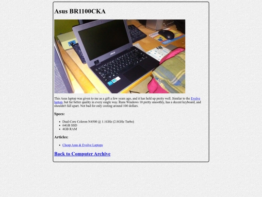 archive-asus screenshot