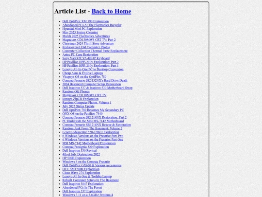 articles screenshot