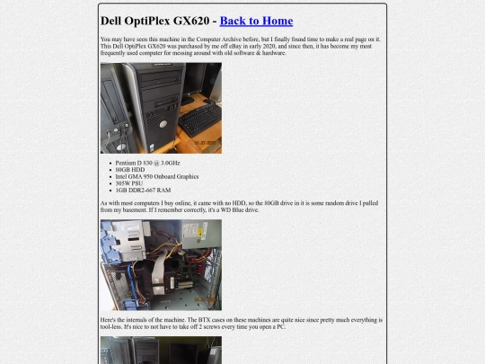 gx620 screenshot