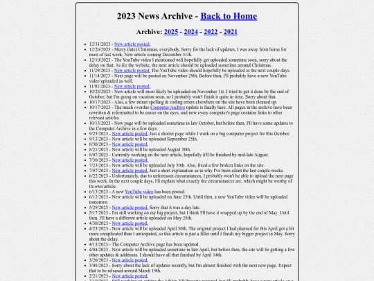 news-2023 screenshot