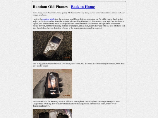 phones screenshot