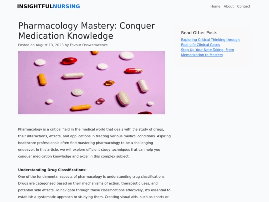 pharmacology-article screenshot
