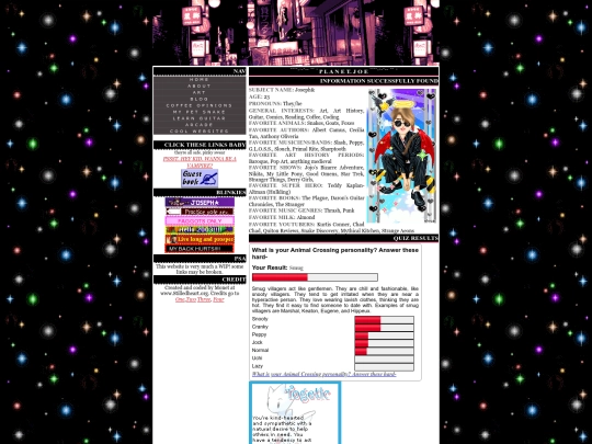 main pages/ABOUT screenshot