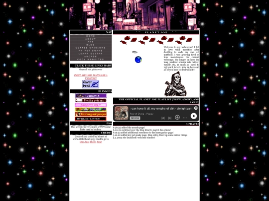 main pages/home screenshot