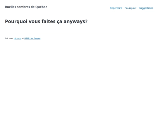 pourquoi screenshot