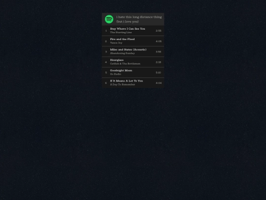 spotify/ldr screenshot