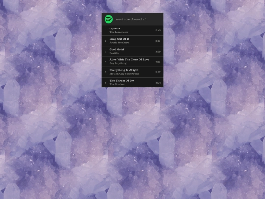 spotify/roadtrip screenshot