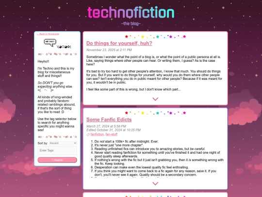 blog screenshot