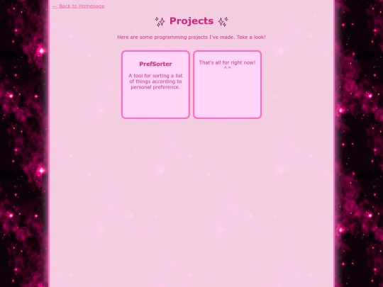 projects screenshot