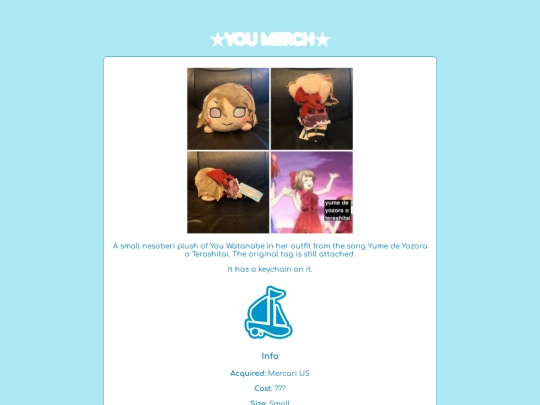 you merch/yumedeyozoraoterashitai2 screenshot