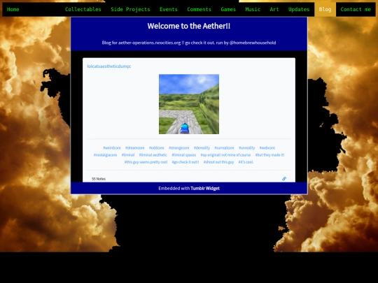 blog screenshot