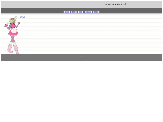 Characters screenshot
