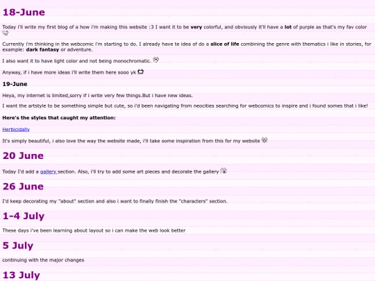 blog screenshot