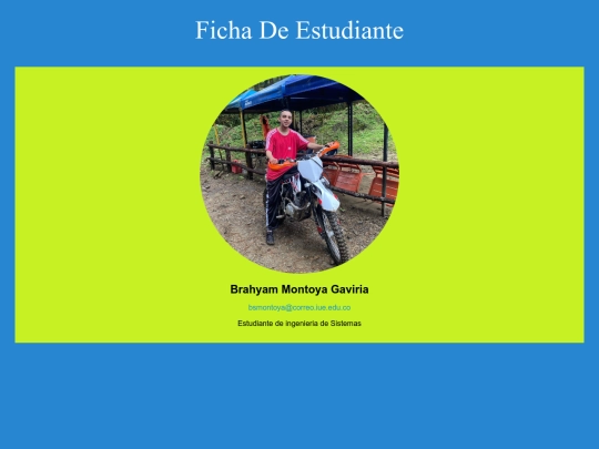 Ficha Estudiante screenshot