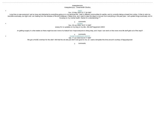blog screenshot