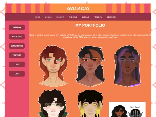 PERSONAL/PORTFOLIO screenshot