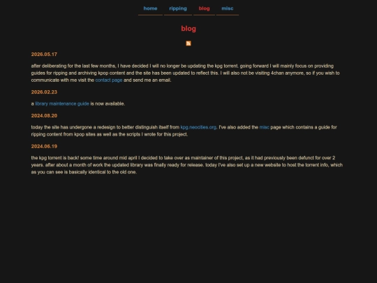 blog screenshot