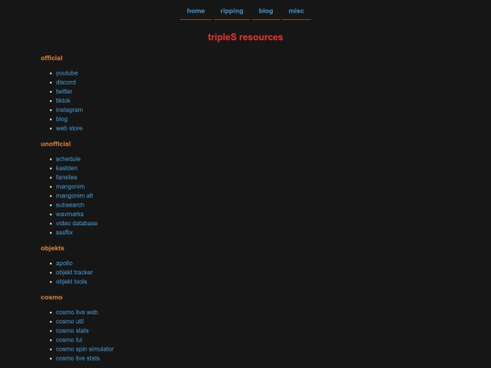 misc/tripleS screenshot