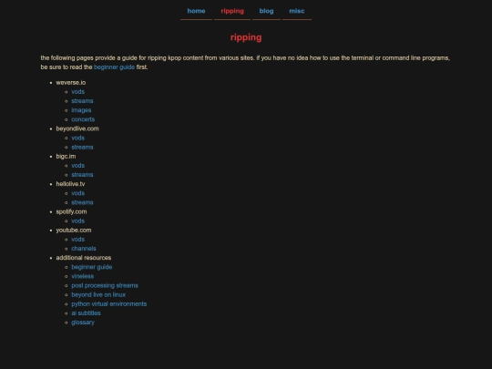 ripping screenshot