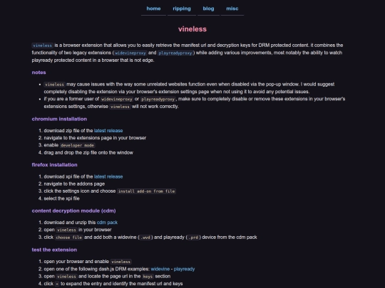 ripping/resources/vineless screenshot