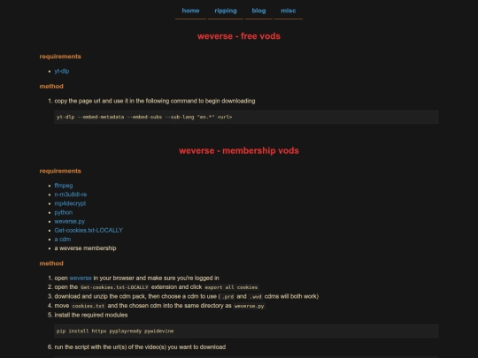 ripping/weverse/vods screenshot