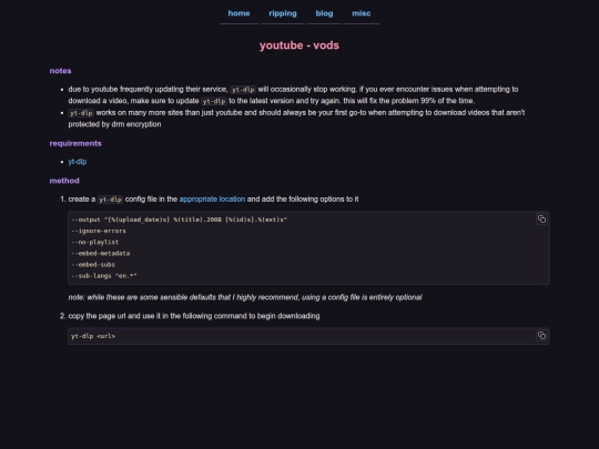 ripping/youtube/vods screenshot