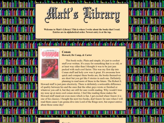 books screenshot