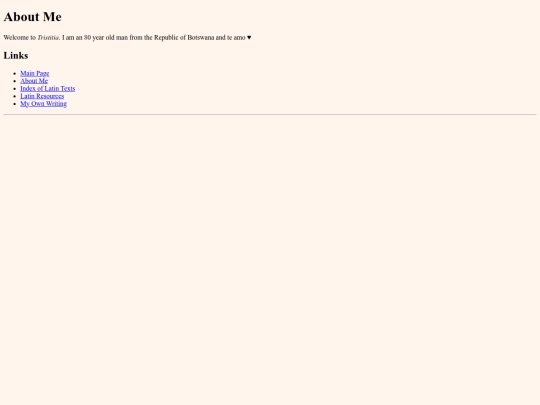 aboutme screenshot
