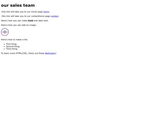 sales screenshot