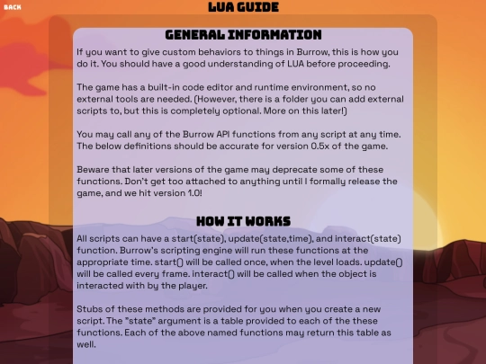 burrow-scripting/guide screenshot
