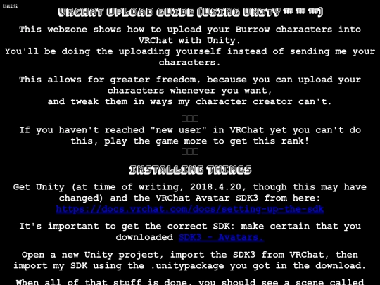 burrow-vrchat/sdkguide screenshot