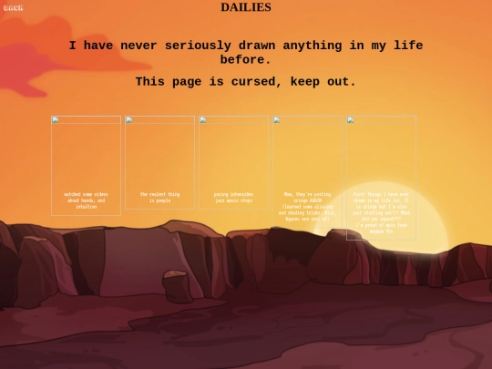 forbidden-drawings/dailies screenshot