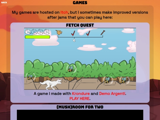games screenshot