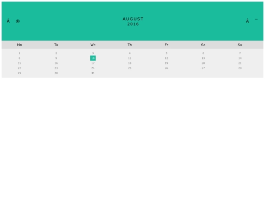 calaneder screenshot