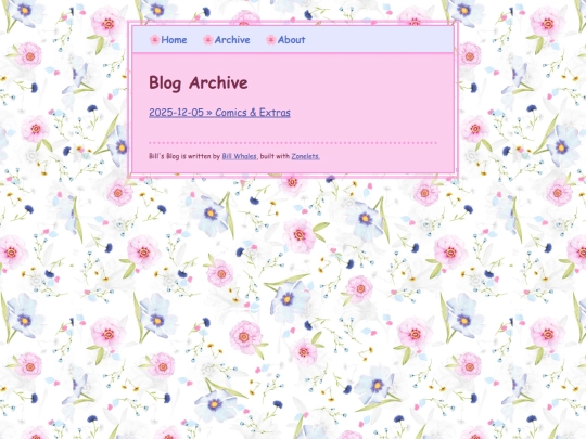 Blog/archive screenshot